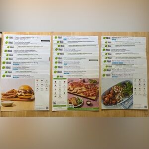 Hello Fresh Recipe Cards Lot of 30 Assorted Recipes Chicken Beef Vegan